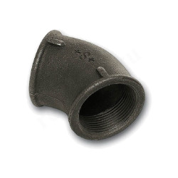 Угольник 45° 3/4"-3/4", Sanha S 120, резьба-резьба, вн., чугун