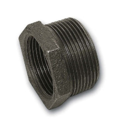 Футорка 2"-1 1/2", Sanha S 241, резьба-резьба, нар.-вн., чугун