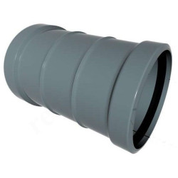 Переходник 110-100, Sinikon Стандарт, раструб-труба, серый