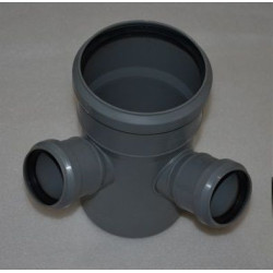 Крестовина 67° 110-50-50, Синикон Стандарт, серый, двухплоскостная