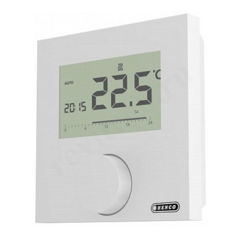 Термостат комнатный Henco CU REGC, программируемый, 220В, белый