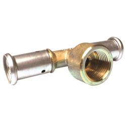 Тройник 35-1 1/4"-32, Henco P, 13, пресс-резьба, вн., латунь