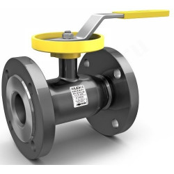 Кран шаровой DN100, PN16, LD КШ.Ц.Ф Regula Н/П, сталь 20, с рычагом