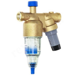 Фильтр сетчатый резьб. 3/4", PN16, BWT Avanti HWS, латунь, с редуктором давления