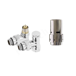 Клапан термостатический 1/2", PN10, Royal Thermo Design, угловой термостатический