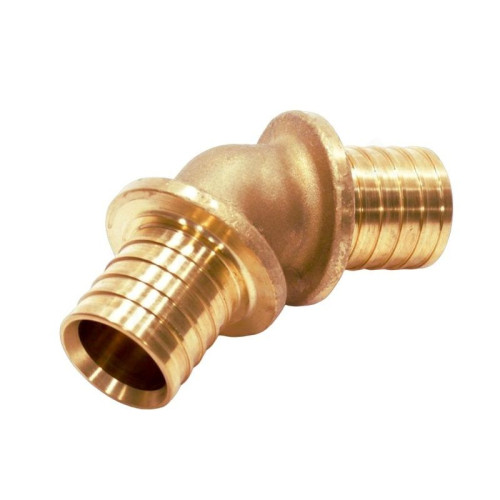 Угольник 45 40-40, WAAG Axial, надв.гильза-надв.гильза, бронза