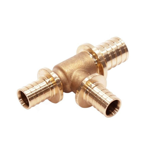 Тройник 32-25-25, WAAG Axial, надв.гильза-надв.гильза, бронза