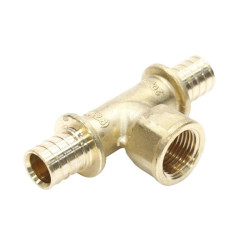 Тройник 20-1/2"-20, WAAG Axial, надв.гильза-резьба, вн., латунь