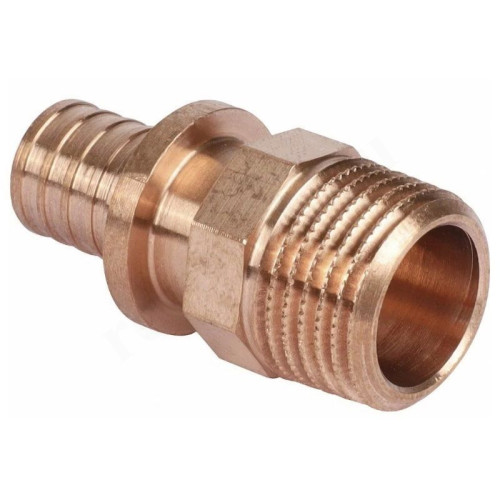 Переходник 50-1 1/2", WAAG Axial, надв.гильза-резьба, нар., бронза