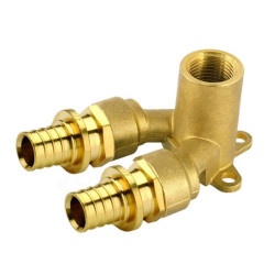 Водорозетка 20-1/2"-20, WAAG Axial, надв.гильза-резьба, вн., латунь