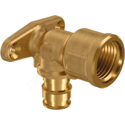 Водорозетка 20-1/2", WAAG, обж.кольцо-резьба, вн., латунь, l=49