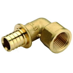 Угольник 25-3/4", WAAG Axial, надв.гильза-резьба, вн., латунь