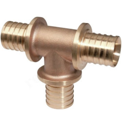 Тройник 40-40-40, WAAG Axial, надв.гильза-надв.гильза, бронза