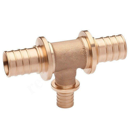 Тройник 50-32-50, WAAG Axial, надв.гильза-надв.гильза, бронза