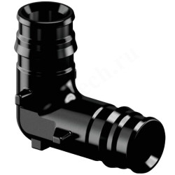 Угольник 90° 40-40, WAAG, обж.кольцо-обж.кольцо, полифениленсульфон