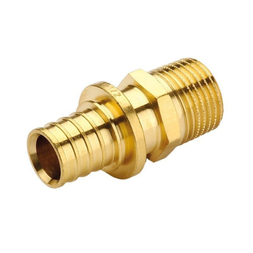 Переходник 25-1/2", WAAG Axial, надв.гильза-резьба, нар., латунь