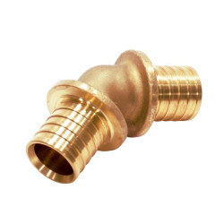 Угольник 45 32-32, WAAG Axial, надв.гильза-надв.гильза, бронза