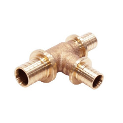 Тройник 20-16-16, WAAG Axial, надв.гильза-надв.гильза, бронза