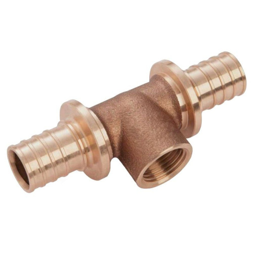 Тройник 25-3/4"-25, WAAG Axial, надв.гильза-резьба, вн., бронза