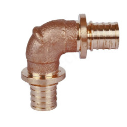 Угольник 90 25-25, WAAG Axial, надв.гильза-надв.гильза, бронза