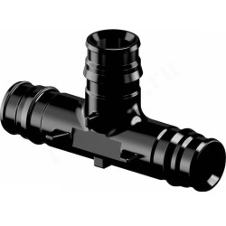 Тройник 40-40-40, WAAG, обж.кольцо-обж.кольцо, полифениленсульфон