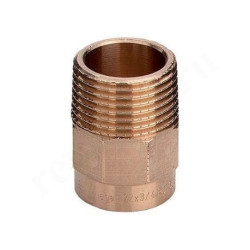 Переходник 15-1/2", Viega R4, 94243G, пайка-резьба, нар., бронза