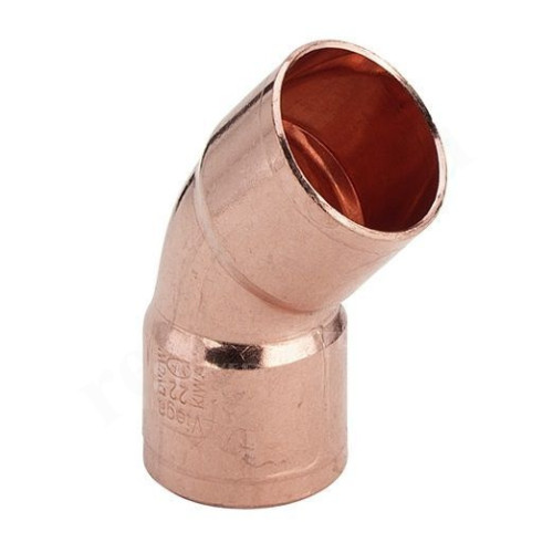 Отвод 45° 22-22, Viega R4, 95041, пайка-пайка, медь