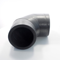 Отвод 90° 125-125, Wolf, обжим-обжим, полиэтилен