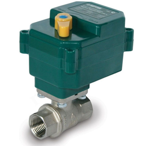 Кран шаровой резьб. 3/4", PN40, Neptun Bugatti Pro, латунь, вн.р.- вн.р., электропривод 12В