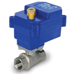 Кран шаровой резьб. 2", PN40, Neptun Bugatti Pro, латунь, вн.р.- вн.р., электропривод 220В