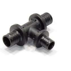 Тройник 20-16-20, Rehau RAUTITAN, PX, надв.гильза-надв.гильза, полифениленсульфон