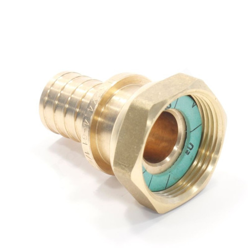 Переходник 32-1 1/4", Rehau RAUTITAN RX+, надв.гильза-резьба, вн., бронза, с накид.гайкой