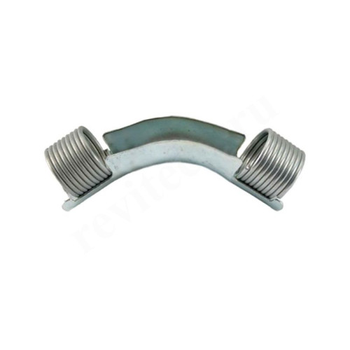 Фиксатор поворота трубы Rehau RAUTITAN, D25 мм, 90°, сталь, с кольцами