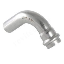 Отвод 90° 22-22, Valtec VT.INOX-PRESS, пресс-труба, сталь нержавеющая