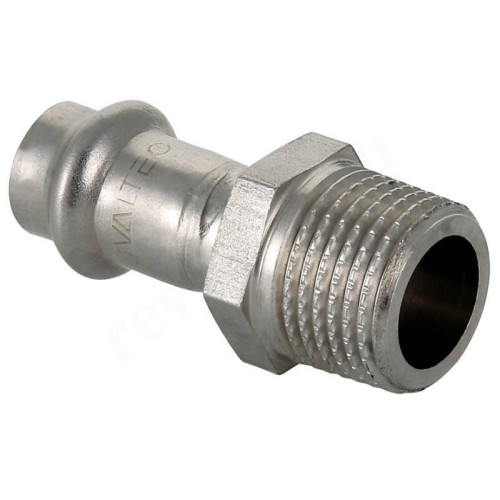 Переходник 22-3/4", Valtec VT.INOX-PRESS, пресс-резьба, нар., сталь нержавеющая
