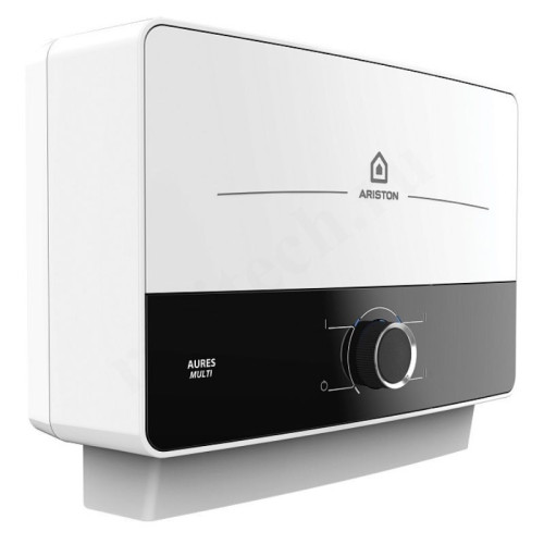 Водонагреватель электрический проточный Ariston AURES MULTI 7.7  настенный, ТЭН 7,7 кВт.