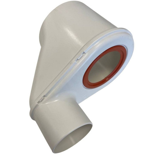 Адаптер 80-80/125, Baxi, труба-труба, полипропилен