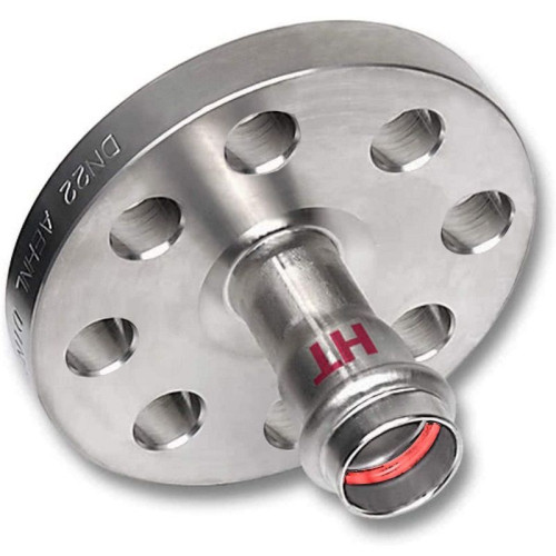 Переходник 76.1-65, Sanha NiroSan Industry, 18-VA-PF, пресс-фланец, сталь нержавеющая