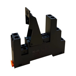 Колодка реле 14F08-E, 8pin на DIN-рейку с пластиковым фиксатором