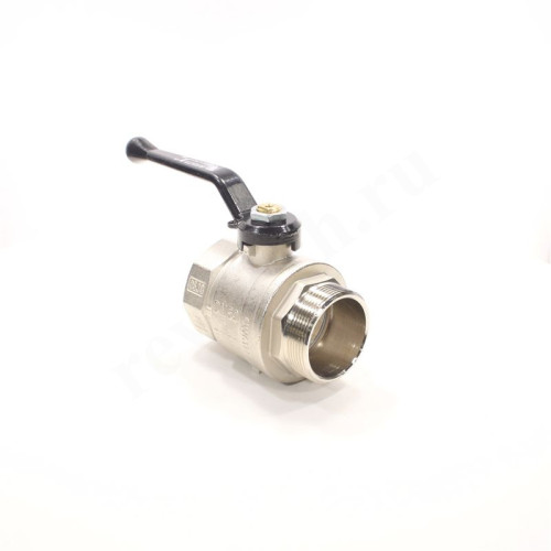 Кран шаровой резьб. 2", PN20, Bugatti ARIZONA 605, латунь, вн.р.- нар.р., с рычагом