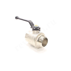 Кран шаровой резьб. 1 1/2", PN25, Bugatti OREGON 305, латунь, вн.р.- нар.р., с рычагом