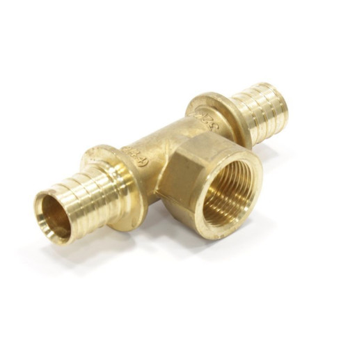 Тройник 32-1"-32, General Fittings 3400, 12, надв.гильза-резьба, вн., латунь