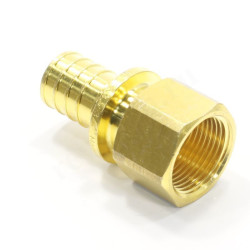 Переходник 25-3/4", General Fittings 3400, 02, надв.гильза-резьба, вн., латунь