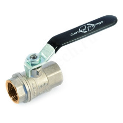 Кран шаровой резьб. 1/2", PN40, General Fittings 7100 L1, латунь, вн.р.- вн.р., с рычагом