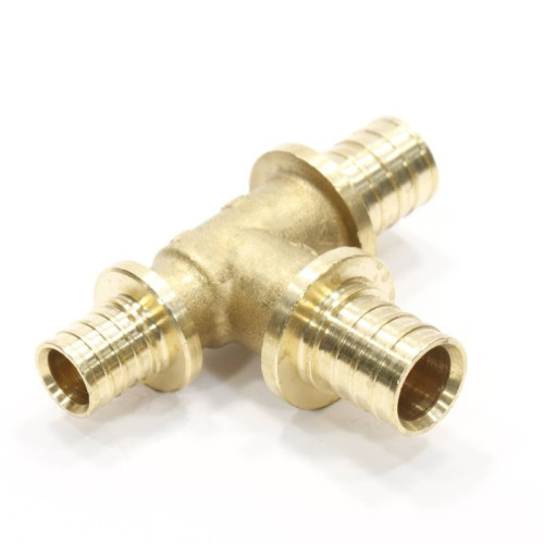 Тройник 25-25-20, General Fittings 3400 13, надв.гильза-надв.гильза, латунь