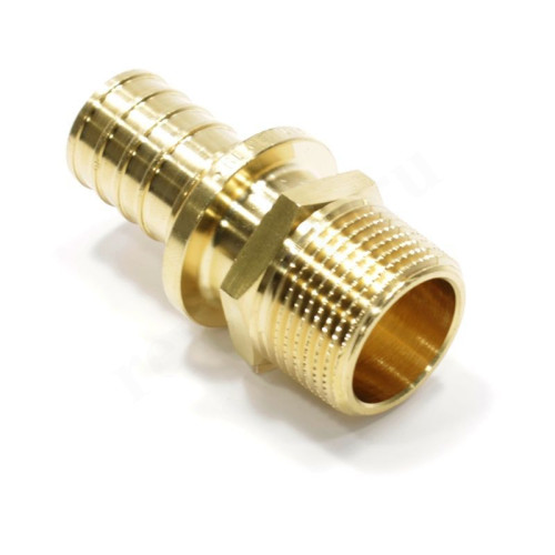 Переходник 25-3/4", General Fittings 3400, 01, надв.гильза-резьба, нар., латунь