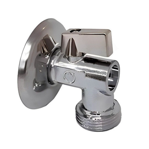 Кран шаровой для стир. маш. резьб. 1/2" - 3/4", PN10, General Fittings 1400.78 , латунь, нар.р.- нар