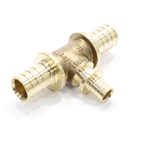 Тройник 25-16-25, General Fittings 3400, 13, надв.гильза-надв.гильза, латунь