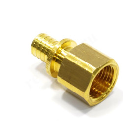 Переходник 16-1/2", General Fittings 3400, 02, надв.гильза-резьба, вн., латунь