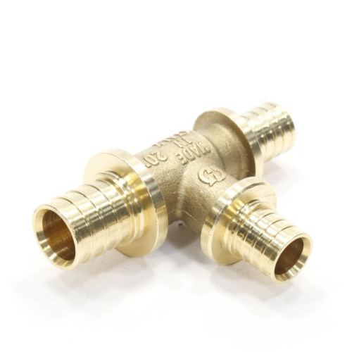 Тройник 20-16-16, General Fittings 3400, 13, надв.гильза-надв.гильза, латунь